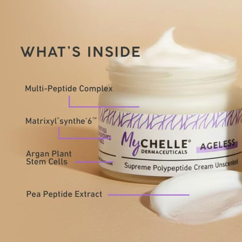 Mychelle Dermaceuticals Supreme Polypeptide Cream Unscented 1.2 Fl Oz Anti Aging Cream With Powerful Peptides Help Lift And Revive Skin Help