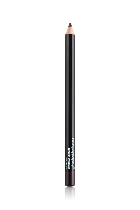 Bodyography Cream Eye Pencil Black Walnut Dark Brown Wooden Eyeliner For Eyes And Eyebrows Long Lasting Cruelty Free Coconut Oil Cosmetic