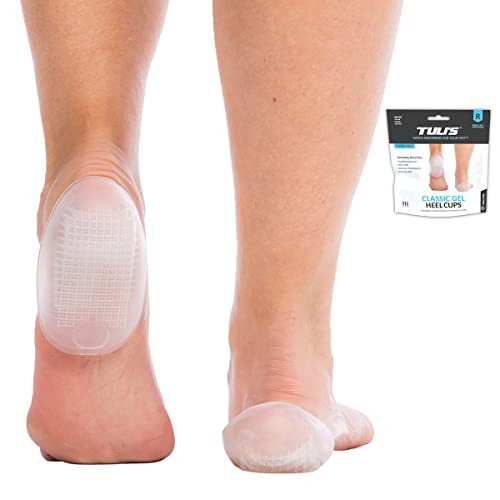 Tuli S Classic Gel Heel Cups For Plantar Fasciitis 1 Pair Regular