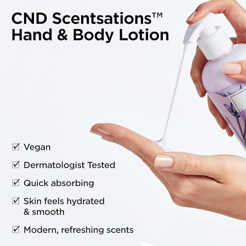 Cnd Scentsations Hand And Body Lotion Lavender And Jojoba 8.3 Fl Oz