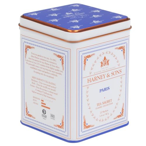 Harney And Sons Classic Paris Black Tea 20 Sachets In Tin