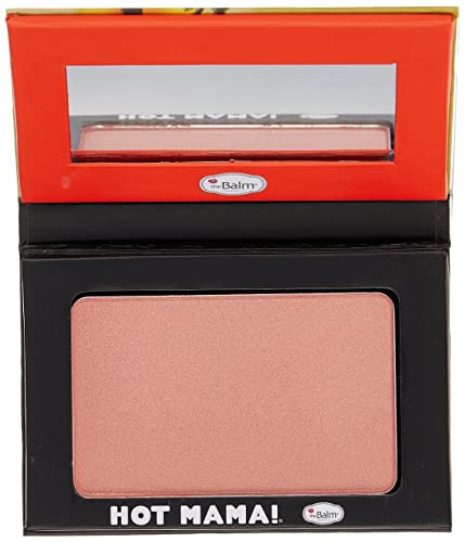 Thebalm Hot Mama Pressed Blush And Eyeshadow Peachy Pink Shade