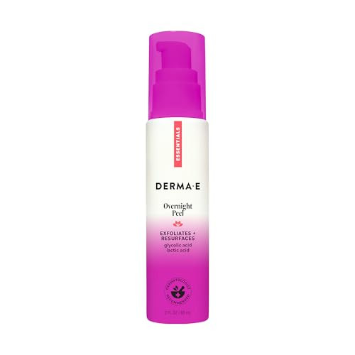 Derma E Essentials Overnight Face Peel 2 Fl Oz Glycolic Acid Peel