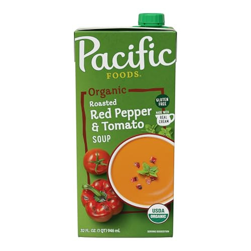 Pacific Foods Organic Red Pepper And Tomato Soup 32 Fz