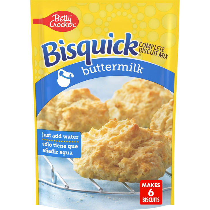 Betty Crocker Bisquick Complete Buttermilk Biscuit Mix Just Add Water 7.5 Oz
