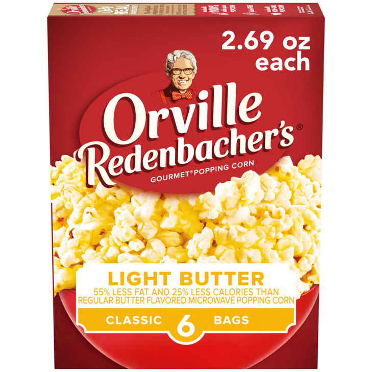 Orville Redenbacher S Microwave Popcorn Light Butter Flavor 2.7 Oz. 6 Ct