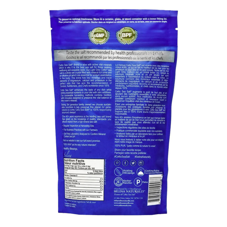 Celtic Sea Salt Sea Salt Celtic Light Grey 16 Ounce