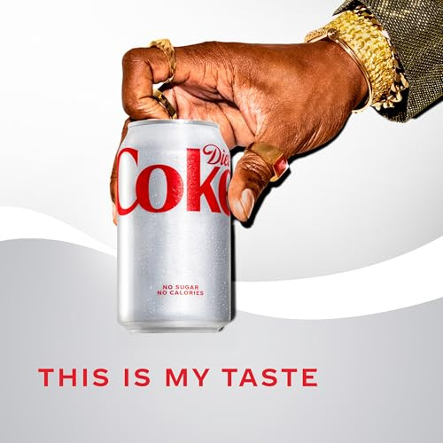 Diet Coke Soda Soft Drink Cans 12 Fl Oz 12 Pack