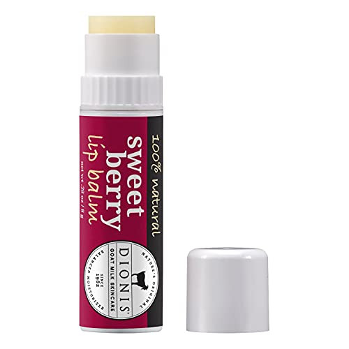 Dionis Goat Milk Skincare Sweet Berry Scented Lip Balm 0.28 Oz Made In The Usa Cruelty Free And Paraben Free