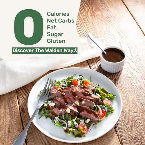 Walden Farms Balsamic Vinaigrette Calorie Free Gluten Free Low Carb Keto Friendly Vegan Sugar Free Salad Dressing With Rich Classic Balsamic
