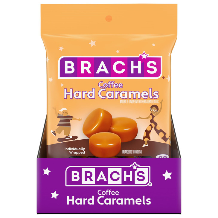 Brach S Nips Coffee Flavored Hard Candy Individually Wrapped Candy 3.25 Ounce Bags Pack Of 12