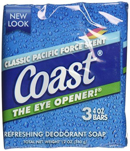Coast Bath Bars Original Blue 3 Bar Soap 12 Oz