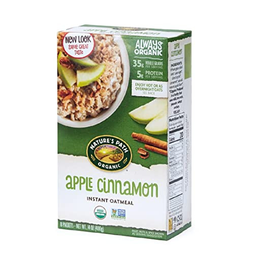 Nature S Path Organic Apple Cinnamon Instant Oatmeal 14 Oz Pack Of 1