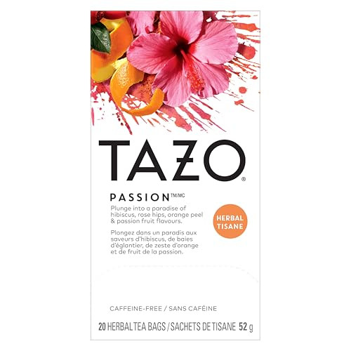 Tazo Passion Herbal Tea Filterbags 20 Count