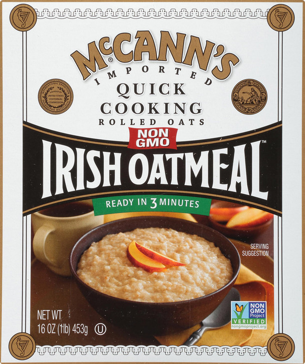 Mccann S Irish Oatmeal Quick Cooking Rolled Oats 16 Ounce