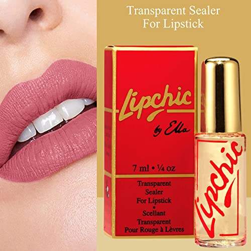 Ella International Lip Chic Clear Lipstick Sealer Smudge Proof 0.25 Oz