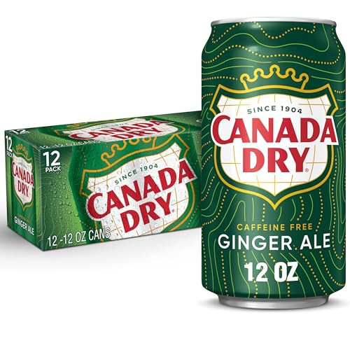 Canada Dry Ginger Ale Soda 12 Oz Cans 12 Count