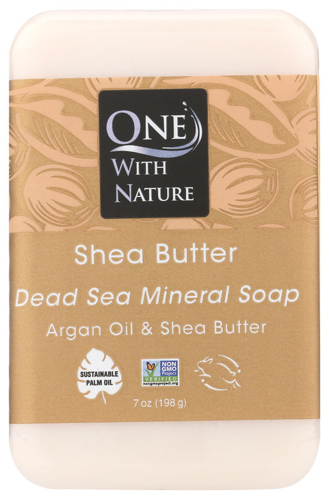 One With Nature Shea Butter Bar Soap 7 Oz
