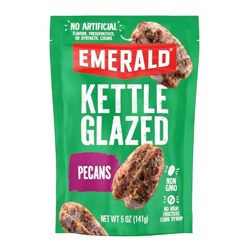 Emerald Kettle Glazed Pecans 5Oz Resealable Bag