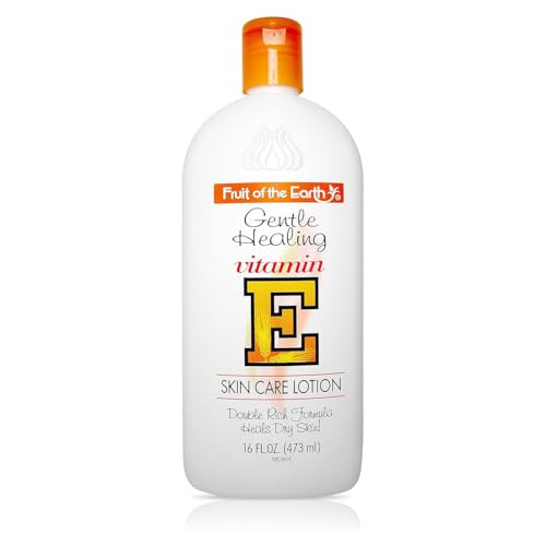 Fruit Of The Earth Vitamin E Lotion Aloe Vera Soothes Skin 16Oz