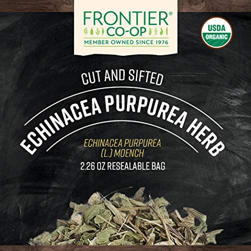 Frontier Co-op Organic Cut and Sifted Echinacea Purpurea Herb 2.26oz