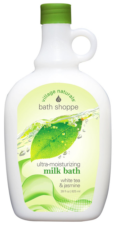 Village Naturals Bath Shoppe White Tea Milk Bath 28 Fl Oz