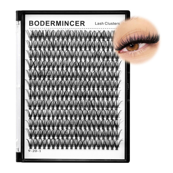 Bodermincer 7D/10D/20D/30D/40D/50D/60D/80D/100D Lash Cluster 240pcs D Curl Individual Cluster Eyelashes Fluffy false Eyelashes Extension Lash Cluster