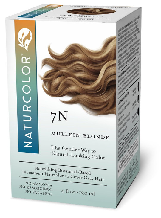 Naturcolor 7N Mullein Blonde Permanent Hair Color Ammonia Free 4 Fl Oz