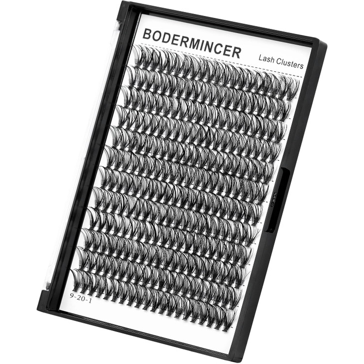Bodermincer 7D/10D/20D/30D/40D/50D/60D/80D/100D Lash Cluster 240pcs D Curl Individual Cluster Eyelashes Fluffy false Eyelashes Extension Lash Cluster