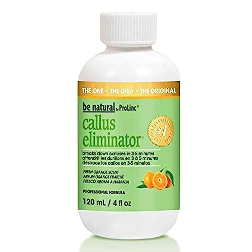 Prolinc Be Natural Callus Eliminator Orange Professional Callus Remover With Refreshing Orange Scent Instantly Softens Hard Skin 4 Fl Oz 1