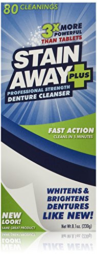 Stain Away Plus Dental Cleanser 8.1 Ounce Pack Of 3