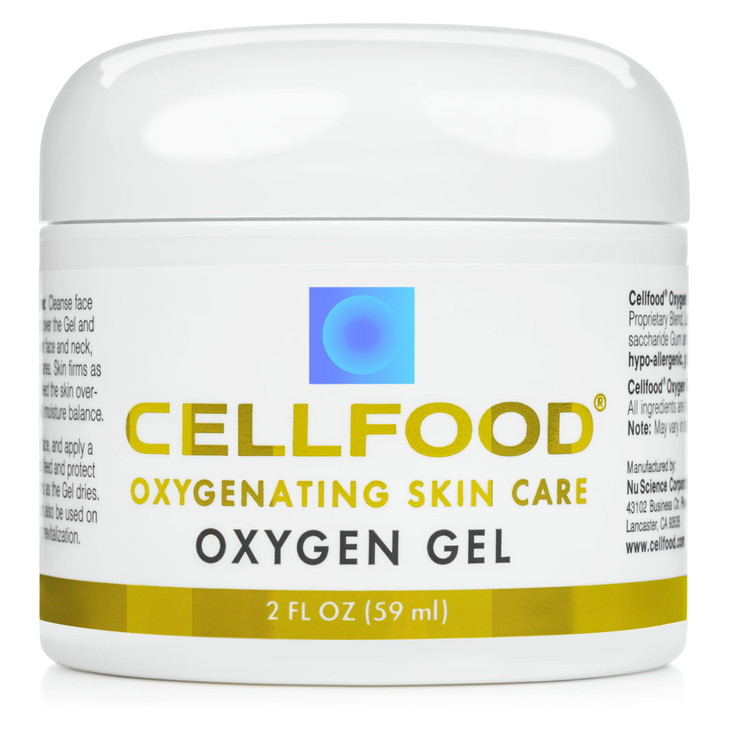 Cellfood Oxygen Gel 2 Fl Oz Nutrient Rich Provides Moisture And Protection Decreases Appearance Of Fine Lines Aloe Vera Lavender Blossom