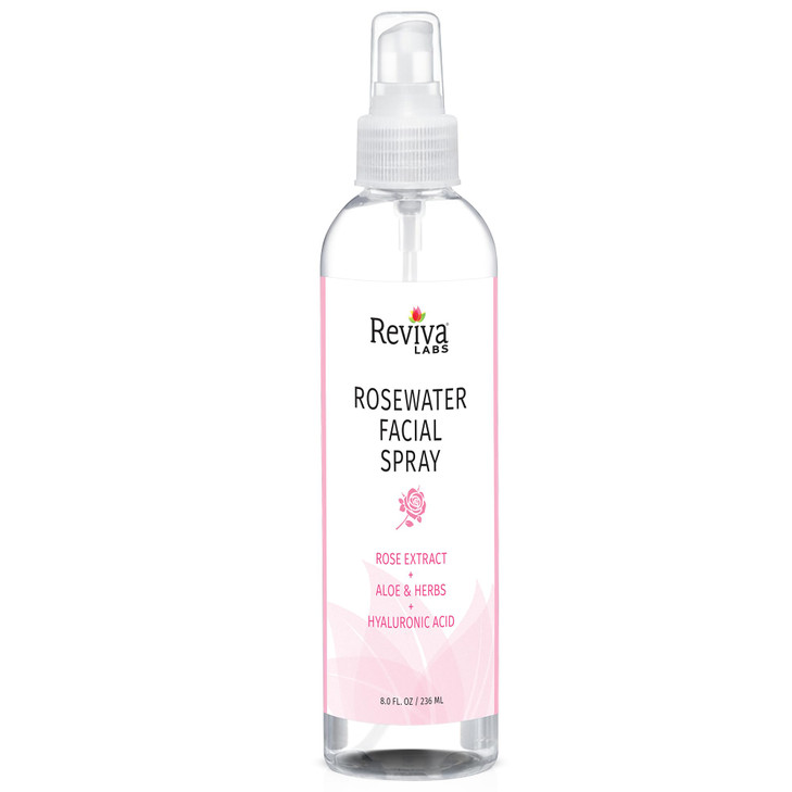 Rosewater Facial Spray And Face Mist Toner With Aloe 8 Fl Oz