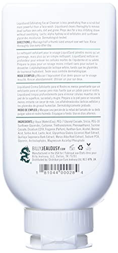 Billy Jealousy Liquidsand Exfoliating Face Cleanser For All Skin Types Mens Face Wash For Daily Exfoliation Of Dead Skin Cells And Grime