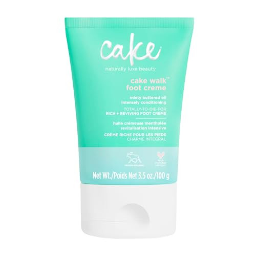 Cake Beauty Nourishing Foot Cream The Cake Walk Nourishes Conditions And Soothes Tired Heels And Feet Rich And Reviving Triplemint Scent