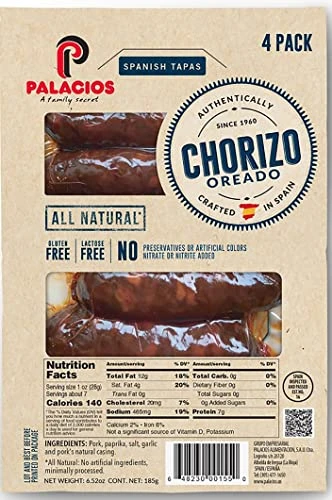 Palacios Mini Chorizo 6.5 Oz. 185G