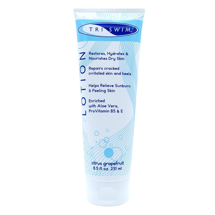 Triswim Swim Lotion 8.5Oz After Swim Lotion For Dry And Itchy Skin Neutralizes Chlorine Bromine And Saltwater Odors Hydrates And Soothes