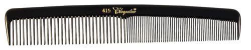 Krest Combs Cleopatra Series 7 Inch Round Back Finger Waver Comb Black Pack Of 12 Model 415