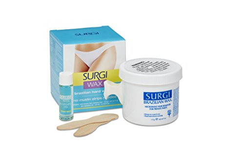 Surgiwax Brazilian Hard Wax Waxing Kit For Private Parts 4 Ounce Boxes Pack Of 3