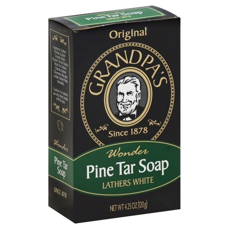 Grandpa Soap Pine Tar 4.25 Oz Pack Of 6