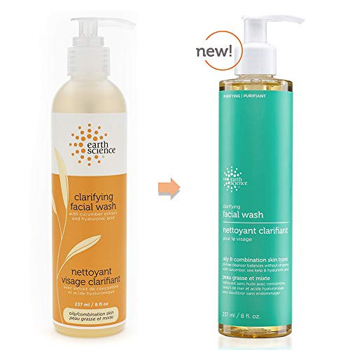 Earth Science Gentle Clarifying Facial Wash For Oily Combination Skin Types 3Pk 8 Fl. Oz