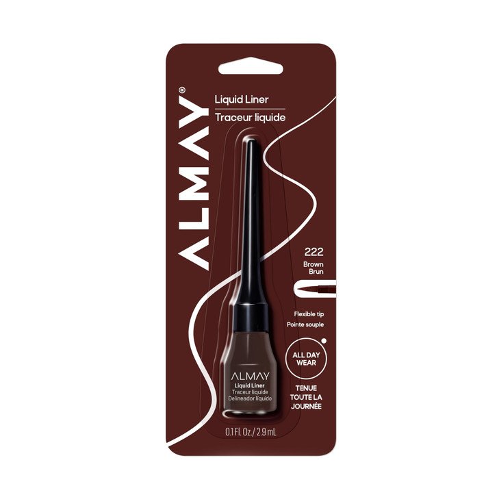 Almay Precision Tip Liquid Eyeliner 222 Brown 1 Count