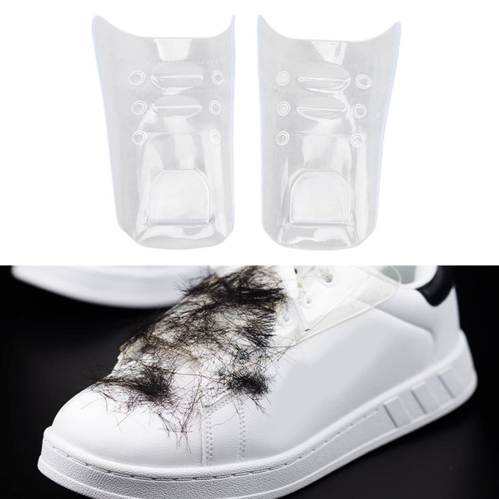 1 Pair of Barber Shoes Cover, Transparent Silicone Dust Proof Haircut Shoes Cover Hair Salon Hair Stylist Shoes Cover