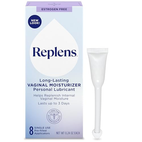 Replens Long Lasting Vaginal Moisturizer For Vaginal Dryness Doctor Recommended And Estrogen Free 8 Pre Filled Applicators