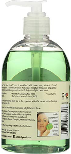 Clearly Natural Liquid Hand Soap With Aloe Vera 12 Oz