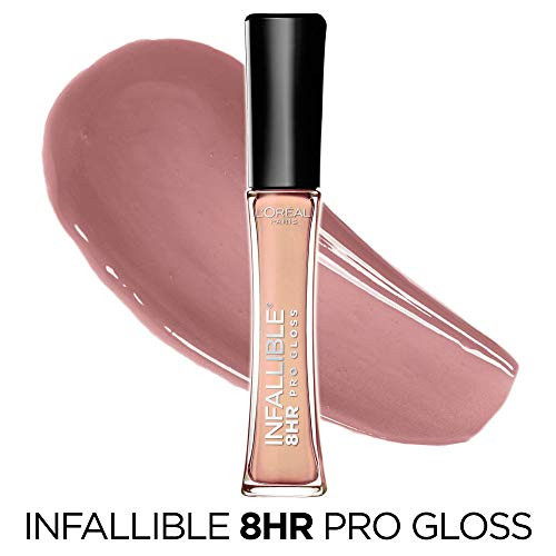 L Oreal Paris Makeup Infallible 8 Hour Hydrating Lip Gloss Petal 0.21 Fl Oz