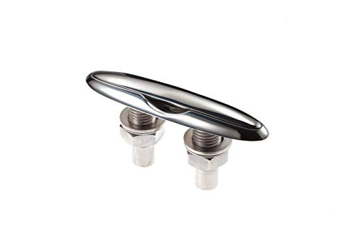 Attwood 66517 1 Retractable Low Profile Stainless Steel Marine Boat 6 Inch Neat Cleat
