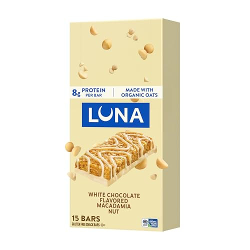 Clif Bar Luna White Chocolate Macadamia 15 Count 25.35 Ounce
