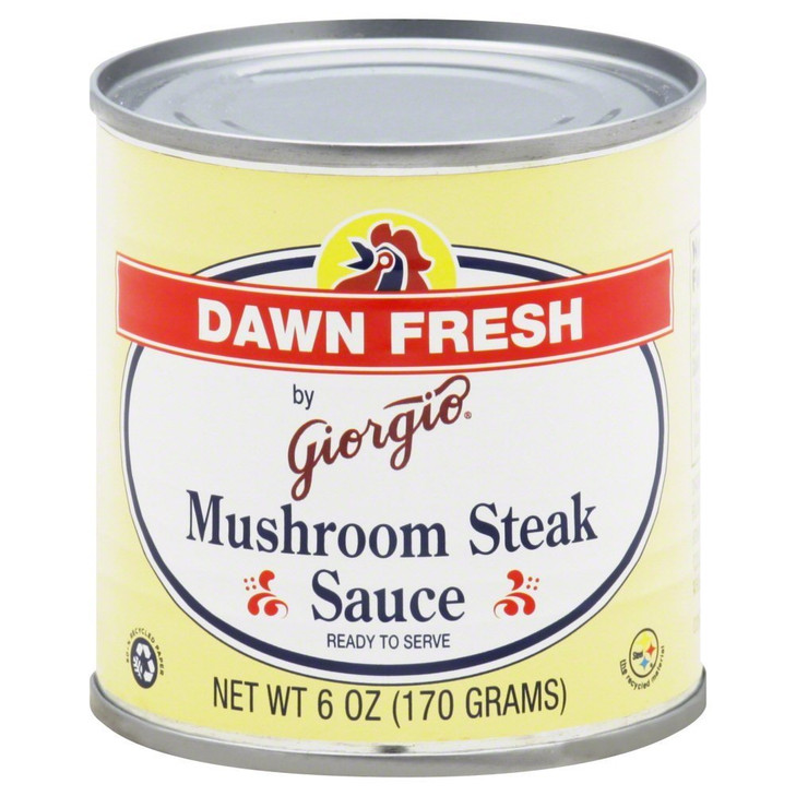 Giorgio Dawn Fresh Mushroom Steak Sauce 6 Ounce Pack Of 12