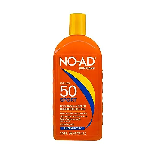 No Ad Sport Sunscreen Lotion Spf 50 16 Oz